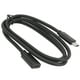 thumbnail image 2 of Cable de extensión micro USB, cable de extensión de datos de 1 m, cable de extensión para Osmo Pocket M, estética elegante, 2 of 9