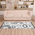 thumbnail image 2 of Yayeee Runner Rug for Bedroom 2'x6' Machine Washable Hallway Non Slip Mat, Rainbows, 2 of 8