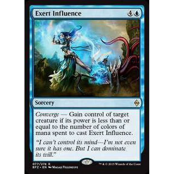 MtG Battle for Zendikar Rare Exert Influence (Foil) #77