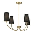 thumbnail image 4 of Trade Winds Betty 4-Light Chandelier in Natural Brass, 4 of 5