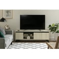 thumbnail image 3 of South Shore Flam TV Stand with Doors for TV up to 60", in Bleached Oak, 3 of 15