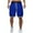 Blue, variant on ZZwxWA Gym Shorts Holiday Quick-Dry Workwear Sports Pants Elastic Cozy Style Male Clothing Casual Printed Holiday Beach Shorts Loose Fit Plus Size Short Pants Summer Drawstring Trousers