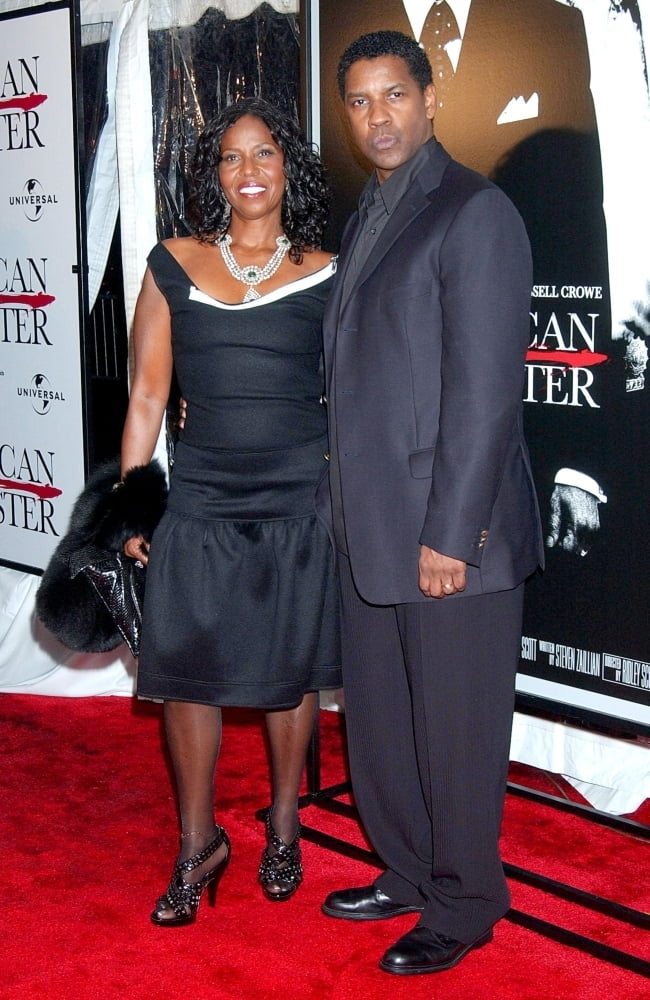 Denzel Washington, Wife At Arrivals For Premiere Of American Gangster