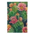 thumbnail image 2 of Qinduosi Watercolor Beautiful Botanical Summer Garden Flag Vertical Double Sided Watercolor Cactus Flowers Farmhouse Flag Flag for Garden Patio Lawn Yard Outside Outdoor Decoration White, 2 of 6