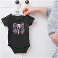 thumbnail image 5 of Betty Boop Animal Print Bow Cartoon Bodysuit Jumper Girls Infant Baby Brisco Brands 18M, 5 of 6