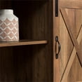 thumbnail image 4 of WE Furniture AZ58SBDRO TV Stand, 58", Rustic Oak, 4 of 12
