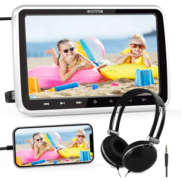 wonnie 10.5” Headrest DVD Player for Car, Portable DVD Player with