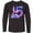 AB-Black, variant on Inktastic 5th Birthday Mermaid Tail Long Sleeve Youth T-Shirt