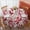 Butterfly And Red, variant on Butterfly and Floral Purple Pattern Round Tablecloth 70"x70", Wrinkle Resistant Wipeable Table Cover for Kitchen Dining Room Picnic Patio and Party