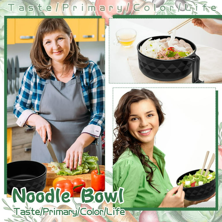 Mouliraty Ramen Cooker Ramen Bowl Set With Chopsticks Microwave  Noodle,College Dorm Room Essentials For Girls For Boys Apartment-Pink Kitchen  Appliances on 