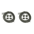 thumbnail image 4 of Sonducket Paquete de 2 cordones para zapatillas de deporte * Cordones ajustables con bloqueo elástico de seguridad reflectante Reemplazo de cuerdas Type3 NO3 Sonducket CBP160445, 4 of 5