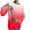 #4 gradient_Hot Pink, variant on Women's Maternity Nursing Sweatshirt Long Sleeve Breastfeeding Top with Hidden Zip - Soft Fleece Postpartum Shirt
