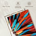 thumbnail image 6 of Elephant Stock Native American Bonnet Feathers Wall Art - Vertical Canvas Wall Art - Hallway Wall Decor - Decor Elements Canvas - Orange And Red Decor - 20" x 30", 6 of 8