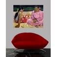thumbnail image 2 of Wallhogs Gauguin Women of Tahiti on The Beach (1891) Wall Mural, 2 of 2