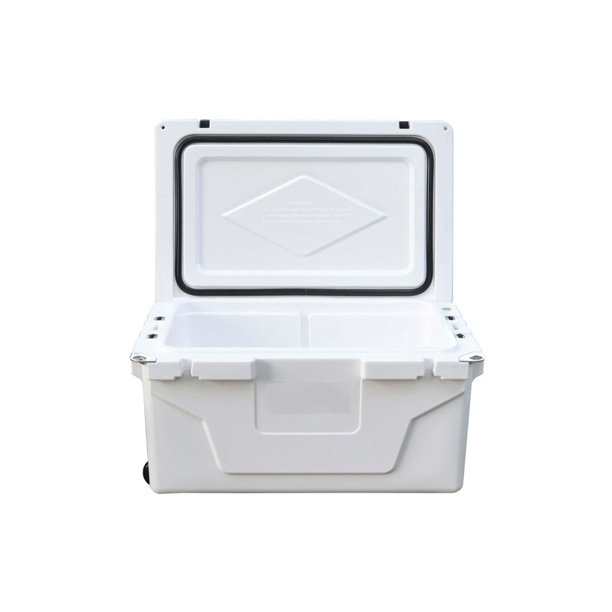 65 QT Cooler, Insulation Portable Ice Chest Box with Wheels and Handle