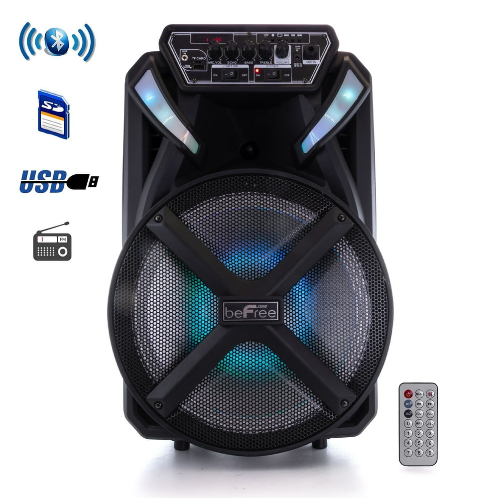 beFree Sound  12  Inch  Bluetooth Portable Rechargeable Party  beFree Sound  12  Inch  Bluetooth Portable Rechargeable Party