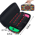 thumbnail image 3 of Herdesigns Floral Mandala Carrying Case for Nintendo Switch 2 with 20 Game Card Slots, Portable Travel Carry Case for Accessories and Console, 3 of 8