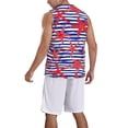 thumbnail image 5 of Easygdp Sea Stars Men's Mesh Basketball Jersey Quick Drying Sleeveless Shirts Fitted Muscle Tank Tops Sport Round Neck T-Shirt - X-Large, 5 of 9
