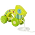 thumbnail image 1 of Orange Tree Toys: Pull Along: Camaleón - Juguete de madera, personaje colorido con ruedas, fomenta los primeros pasos, certificado FSC, niños pequeños y niños a partir de 1 año, 1 of 5