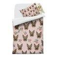 thumbnail image 2 of German Shepherd and Flowers Duvet Cover and Pillowcase Set for Single Bedding, Bedroom Accessories for Kids Teens, 2 of 5