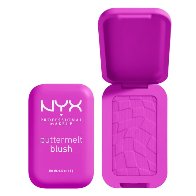NYX Professional Makeup Buttermelt Blush, 12H Wear, 5g