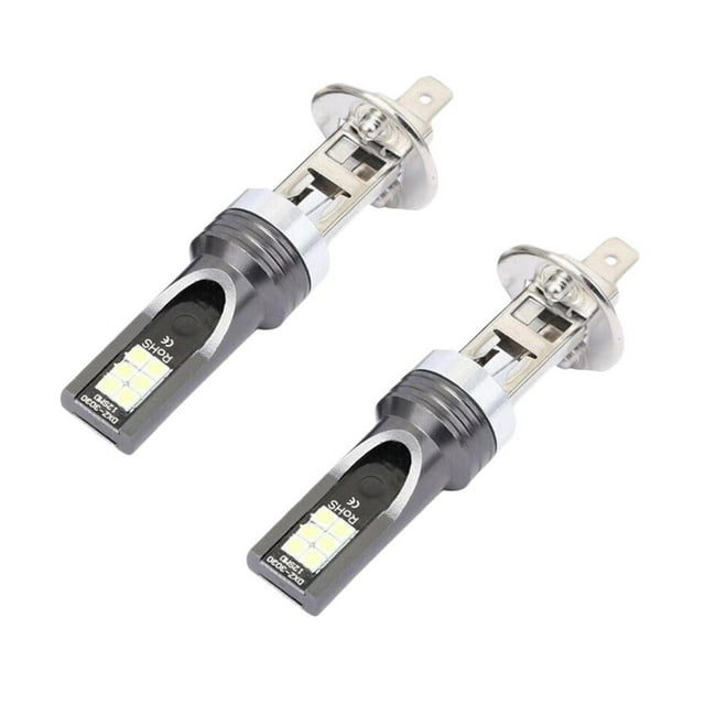 2x 3030 LED Luces Antiniebla Blancas Bombillas de lámpara de Conducción Coche / Camión / Van / SUV Cola Faros delanteros para automóvil