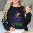 thumbnail image 3 of Mardi Gras Mask Sparkle | Sweatshirt, 3 of 4