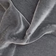 thumbnail image 2 of Stella Faux Silk Velvet Flanged Euro Sham, 27" x 27", Dark Slate, 1PC, 2 of 2