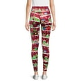 thumbnail image 3 of No Boundaries Juniors' Christmas Velour Leggings, 3 of 5