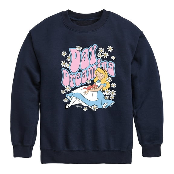 Disney - Alice In Wonderland - Day Dreaming - Toddler & Youth Crewneck Fleece Sweatshirt