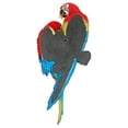 thumbnail image 4 of Design Toscano QL11295 Tropical Scarlet Macaws Wall Sculpture, 22 Inch, Polyresin, Full Color, 4 of 5