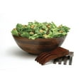 thumbnail image 2 of Lipper 3 Piece - Dark Cherry Salad Serving Bowl with Salad Hands Set, 2 of 2