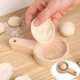 thumbnail image 1 of Prensa para tortillas, prensatelas de masa de pan Herramienta manual de cocina para tortillas de maíz y panes planos, construcción de madera para repostería casera, 1 of 8