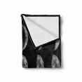 thumbnail image 2 of Moon Phase Soft Flannel Fleece Throw Blanket, Astronomy Themed Macro Photo of Lunar Changes on Sky Satellite of Earth, Cozy Plush for Indoor and Outdoor Use, 60" x 80", Black Pale Taupe, by Ambesonne, 2 of 6