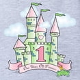 thumbnail image 2 of CafePress - Castle Birthday Princess 1S - Cute Infant Baby Football Bodysuit, 2 of 3