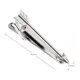 thumbnail image 4 of 5 Unidades Moda Hombres De Plata Corbata Tie Bar Broche Clip, 4 of 5