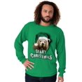 thumbnail image 5 of Funny Christmas Santa Bear Pun Long Sleeve TShirt Men Women Brisco Brands S, 5 of 6