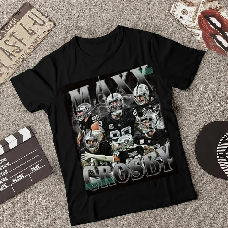 Image Maxx Crosby image beautiful image beautiful - Vintage Maxx Crosby shirt, Las Vegas Football UNISEX T-Shirt ...
