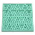 thumbnail image 1 of O'Creme Silicone Alphabet Triangle Fondant Mold, 1 of 1