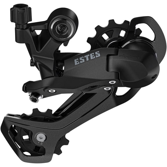 microSHIFT Estes Rear Derailleur - 7/8/9-Speed, Long Cage, 34-40t Max Cog, 11-14t Min Cog, 45t Capacity, Black