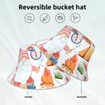 thumbnail image 4 of Kdxio Reflective Bucket Hat - Gnome Camping Print Bucket Hat for Men,Women, 4 of 9