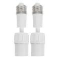 thumbnail image 1 of 2pcs E27 Light Bulb Extension Socket Adapter Flexible Lamp Holder Converter Household Lighting Fixtures Lamp Replacement Sockets, 1 of 8