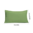 thumbnail image 4 of AuroraX Army Green Pillow Cases Set Of 2 Breathable 20x35 Inch Pillowcase for Hair & Skin Cozy Super Soft Zip Closure Microfiber Brushed Solid Improving Sleep, 4 of 6