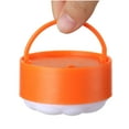 thumbnail image 6 of Gustave Halloween LED Pumpkin Lights Flameless Candles with Remote & Timer, Battery Operated Orange Jack-O-Lantern Night Lamp Party Fall Decorations, 6 of 7