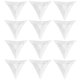 thumbnail image 3 of 300pcs Transparent Triangle Anti-Dust Corner for Furniture Cabinet Drawer, 3 of 4