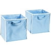 Seed Sprout - Set of 2 Canvas Pop-Up Storage Tote, Blue