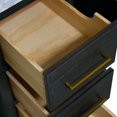 thumbnail image 5 of Parisian 42" Bathroom Vanity with Black Oak Cabinet and Carrara Marble Top, 5 of 7