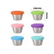 thumbnail image 3 of 304 tazas de salsa de acero inoxidable con tapa (pack de 6) • cuencos para mojar de 70 ml • Platos de condimentos resistentes al óxido para barbacoa, restaurantes y hogar, 3 of 9