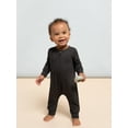 thumbnail image 2 of Modern Moments by Gerber Baby Neutral Super Soft Viscose Long Sleeve Coverall, Sizes Newborn - 12 Months, 2 of 9