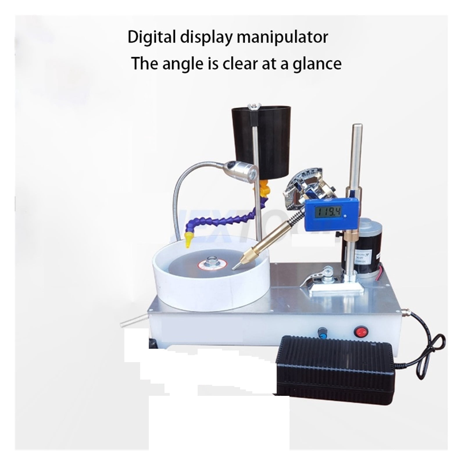 Precision Jewelry Stone Polishing Machine Molding Machine DC Continuous Speed Angle Grinder ,Easy to Use